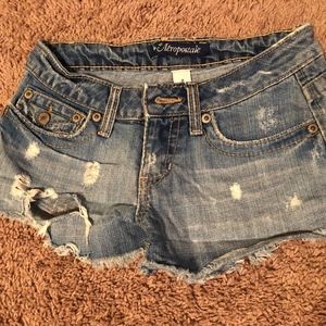 aeropostale jean shorts